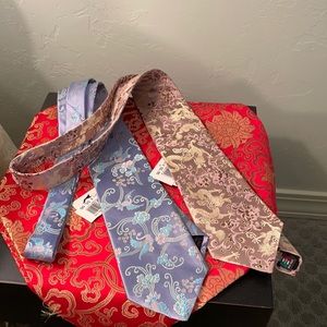 2 Italian NWT Ties Gorgeous